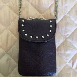 Mossimo purple cell phone crossbody
